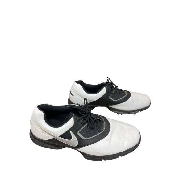 Nike Tour Golf Mens Black White TW Golf Shoes Sneakers Sz 9.5 SKU 9440 - Picture 4 of 16